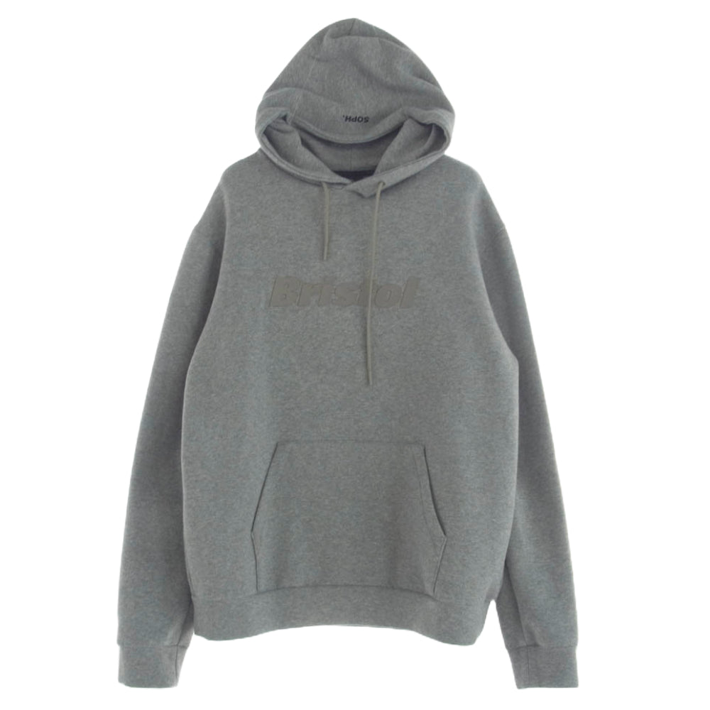 F.C.R.B. エフシーアールビー 23SS FCRB-230030 TECH SWEAT TRAINING HOODIE テック スウェット トレーニング フーディ スウェットパーカー グレー系 L【中古】