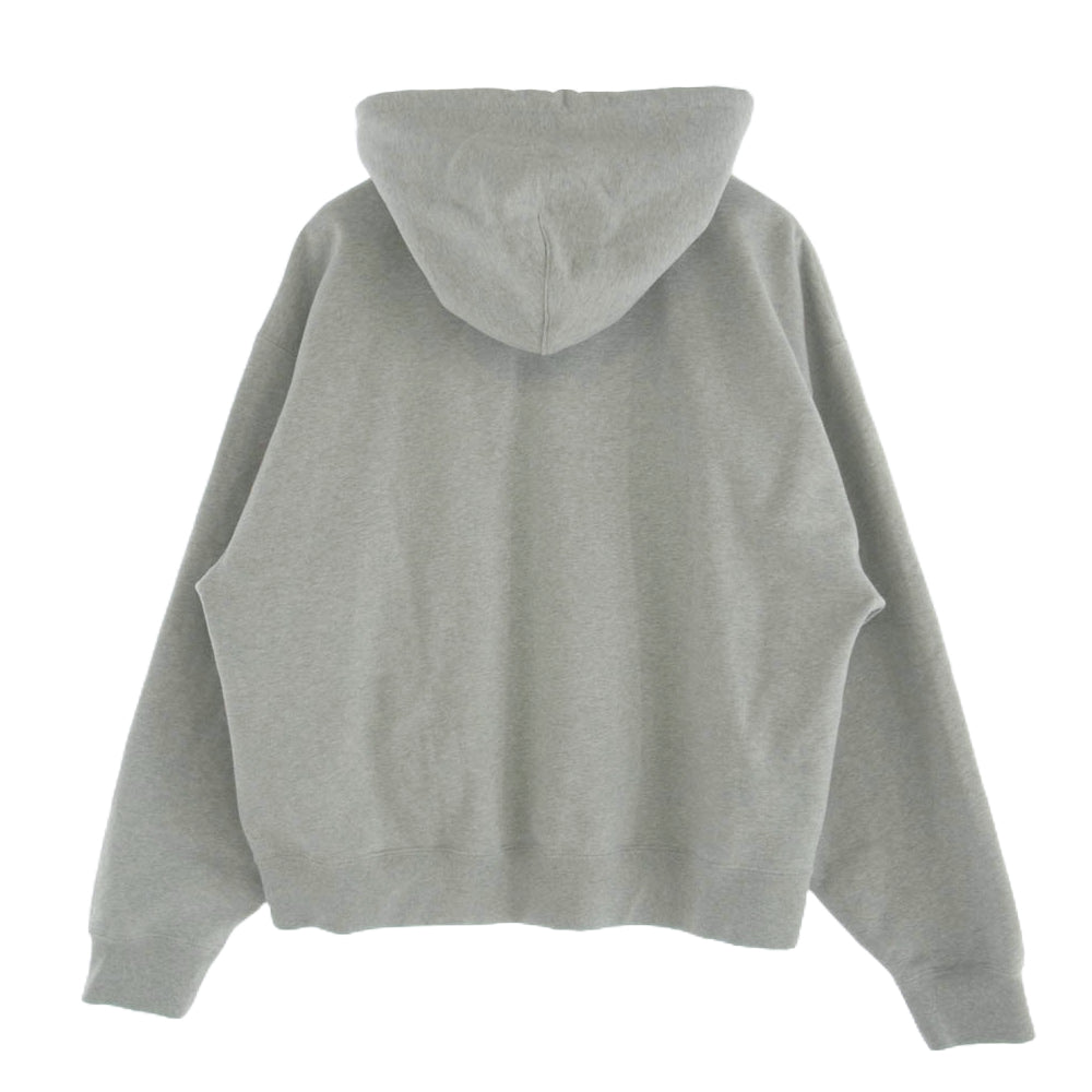 NIKE ナイキ 23AW FJ9181-050 × STUSSY FLEECE Full Zip HOODIE GREY HEATHER フリース ジップ スウェット フーディー パーカー グレー L グレー系 L【中古】