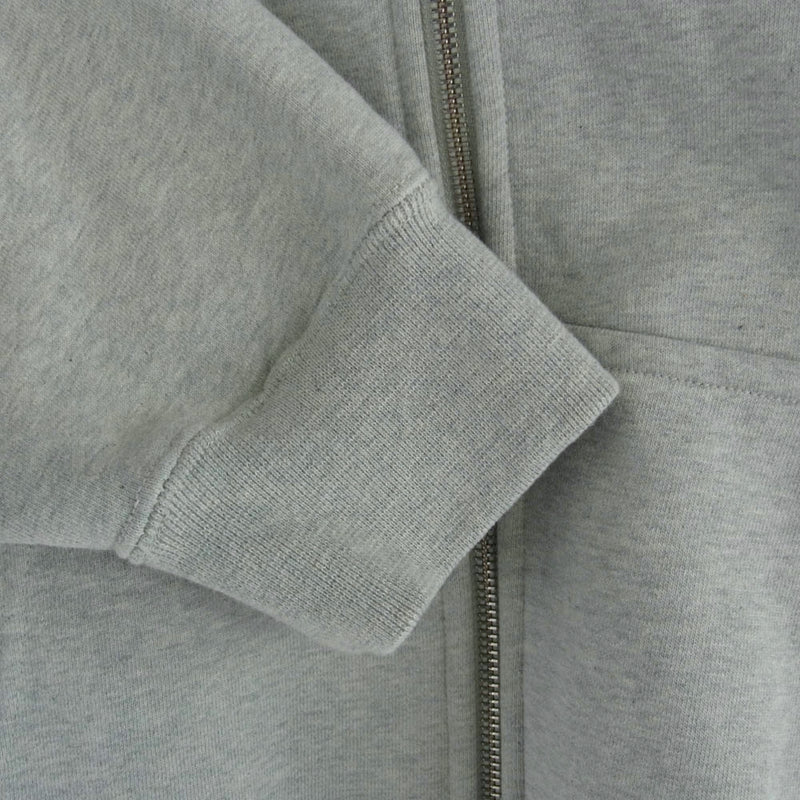 NIKE ナイキ 23AW FJ9181-050 × STUSSY FLEECE Full Zip HOODIE GREY HEATHER フリース ジップ スウェット フーディー パーカー グレー L グレー系 L【中古】