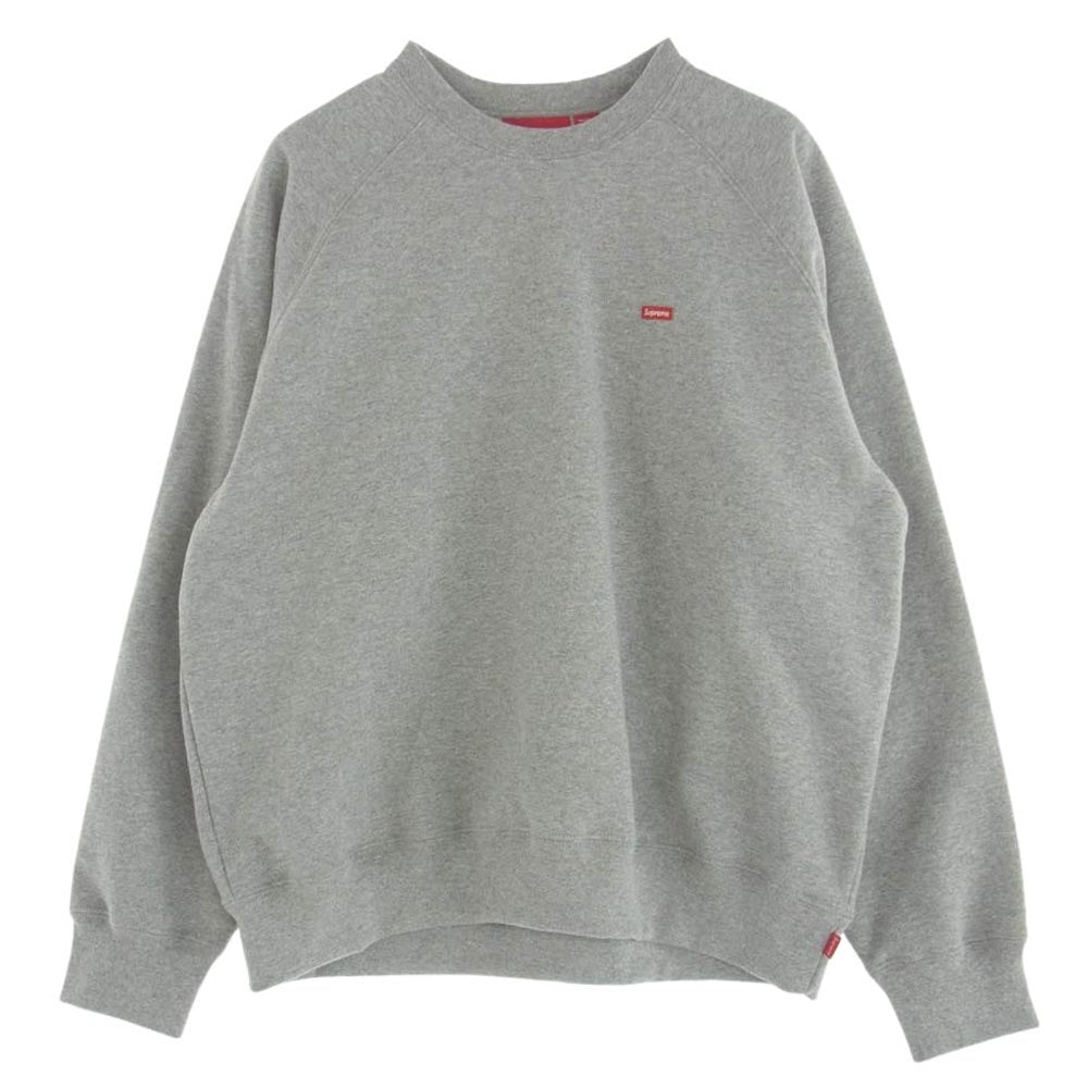 Supreme シュプリーム 24SS Small Box Raglan Crewneck スモールボックスロゴスウェット グレー M グレー系 M【美品】【中古】