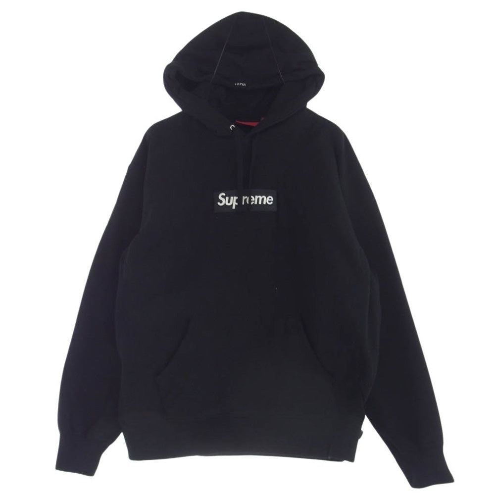 Supreme シュプリーム 21AW Box Logo Hooded Sweatshirt ボックスロゴ プルオーバー スウェット パーカー ブラック M ブラック系 M【中古】