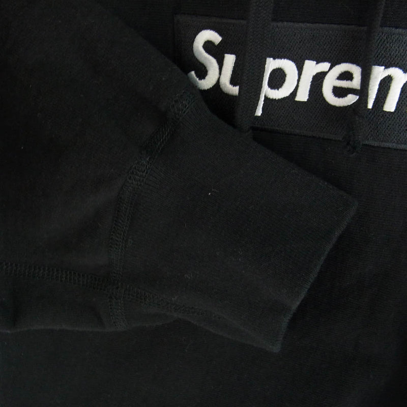 Supreme シュプリーム 21AW Box Logo Hooded Sweatshirt ボックスロゴ プルオーバー スウェット パーカー ブラック M ブラック系 M【中古】