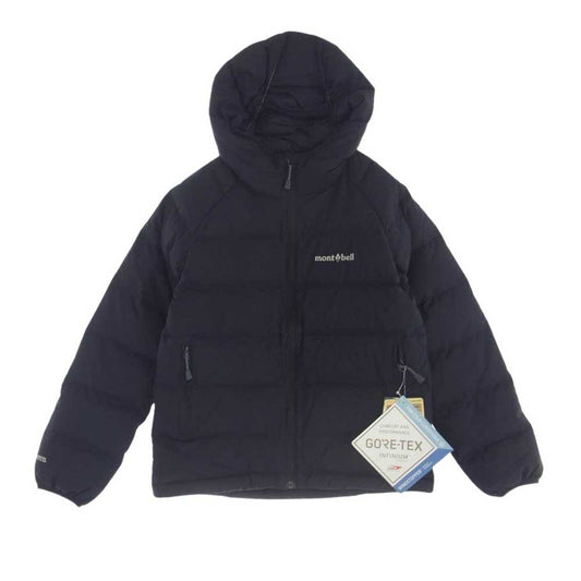 mont-bell モンベル 1101617 Kids キッズ ウィンドストッパー ダウンパーカ ダウンジャケット ブラック系 140【美品】【中古】