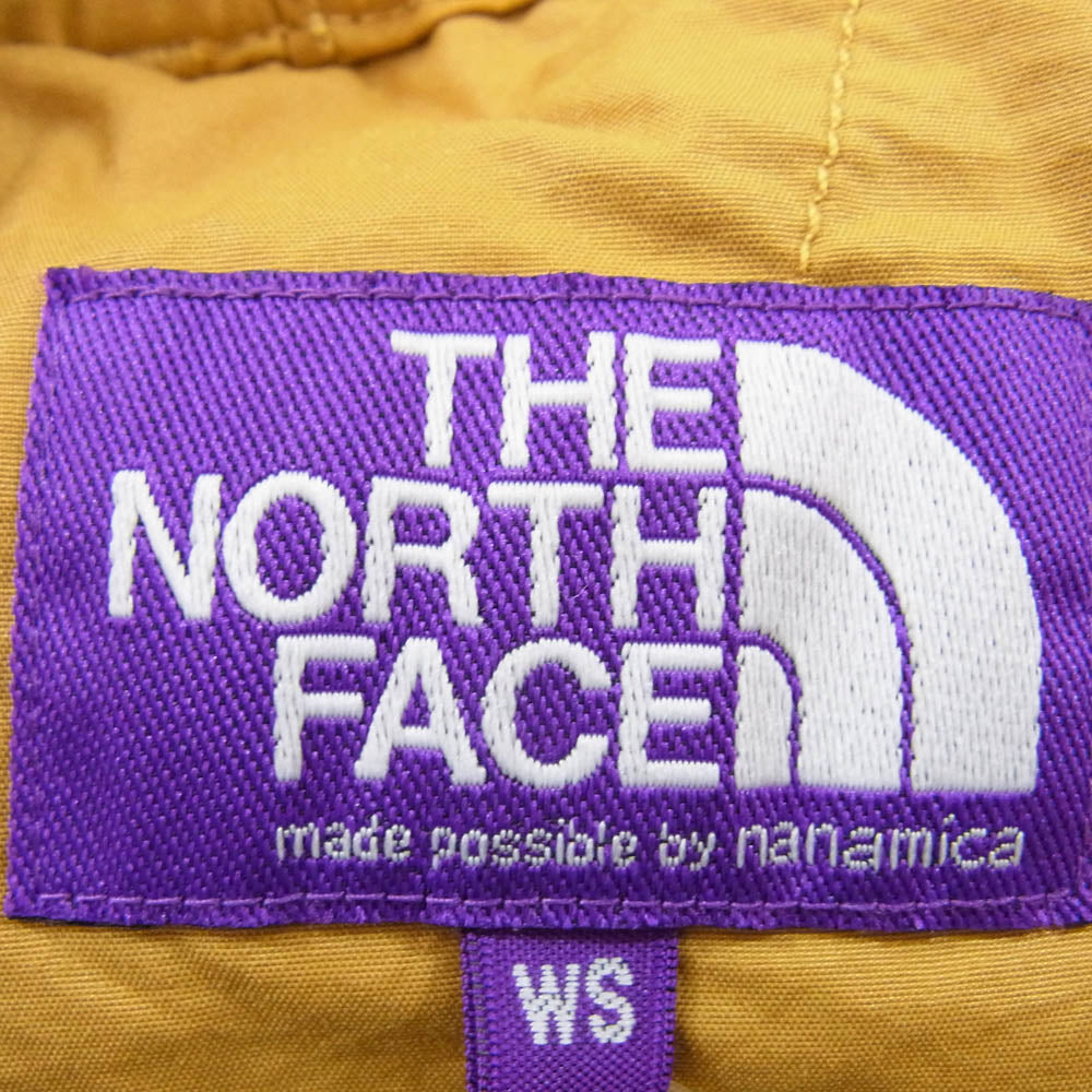 THE NORTH FACE ノースフェイス NT5004N PURPLE LABEL Shirred Waist Pants パープルレーベル シャーリング ウエスト パンツ ブラウン系 WS【中古】
