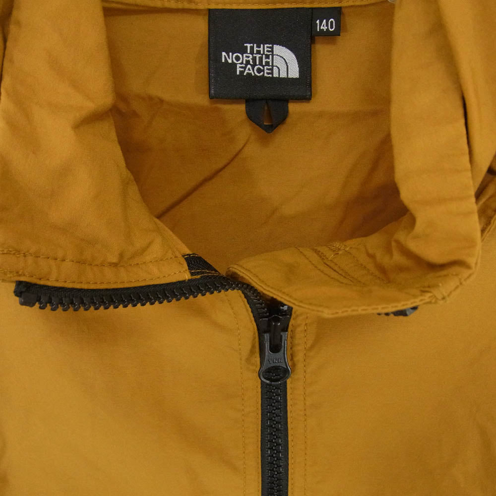THE NORTH FACE ノースフェイス NPJ21810 Compact Jacket コンパクト ジャケット ウィンドブレーカー ウインドブレーカー キッズ 140 ブラウン系【中古】