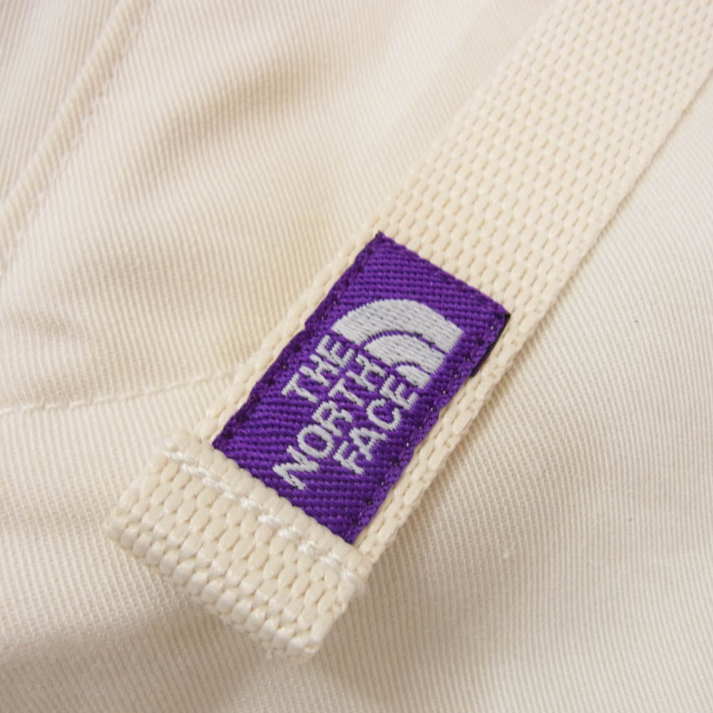 THE NORTH FACE ノースフェイス NT5052N PURPLE LABEL Stretch Twill Wide Tapered Pants パープルレーベル ストレッチ ツイル ワイド テーパードパンツ オフホワイト系 WS【中古】