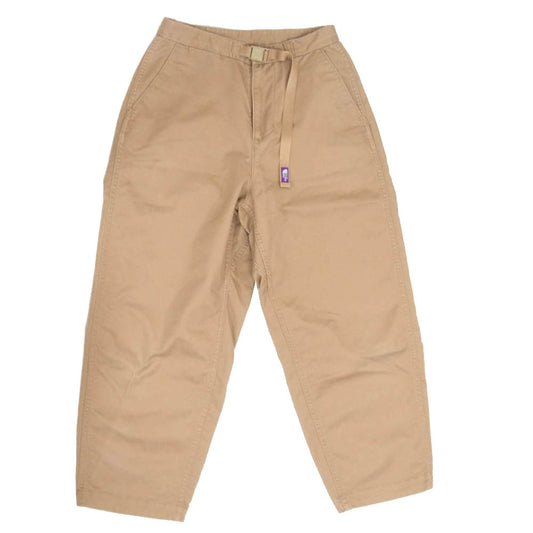 THE NORTH FACE ノースフェイス NT5052N PURPLE LABEL Stretch Twill Wide Tapered Pants パープルレーベル ストレッチ ツイル ワイド テーパードパンツ ブラウン系 WS【中古】