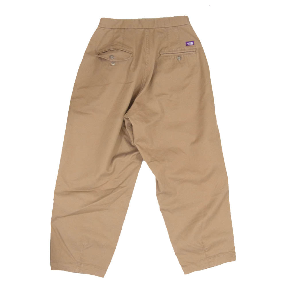THE NORTH FACE ノースフェイス NT5052N PURPLE LABEL Stretch Twill Wide Tapered Pants パープルレーベル ストレッチ ツイル ワイド テーパードパンツ ブラウン系 WS【中古】