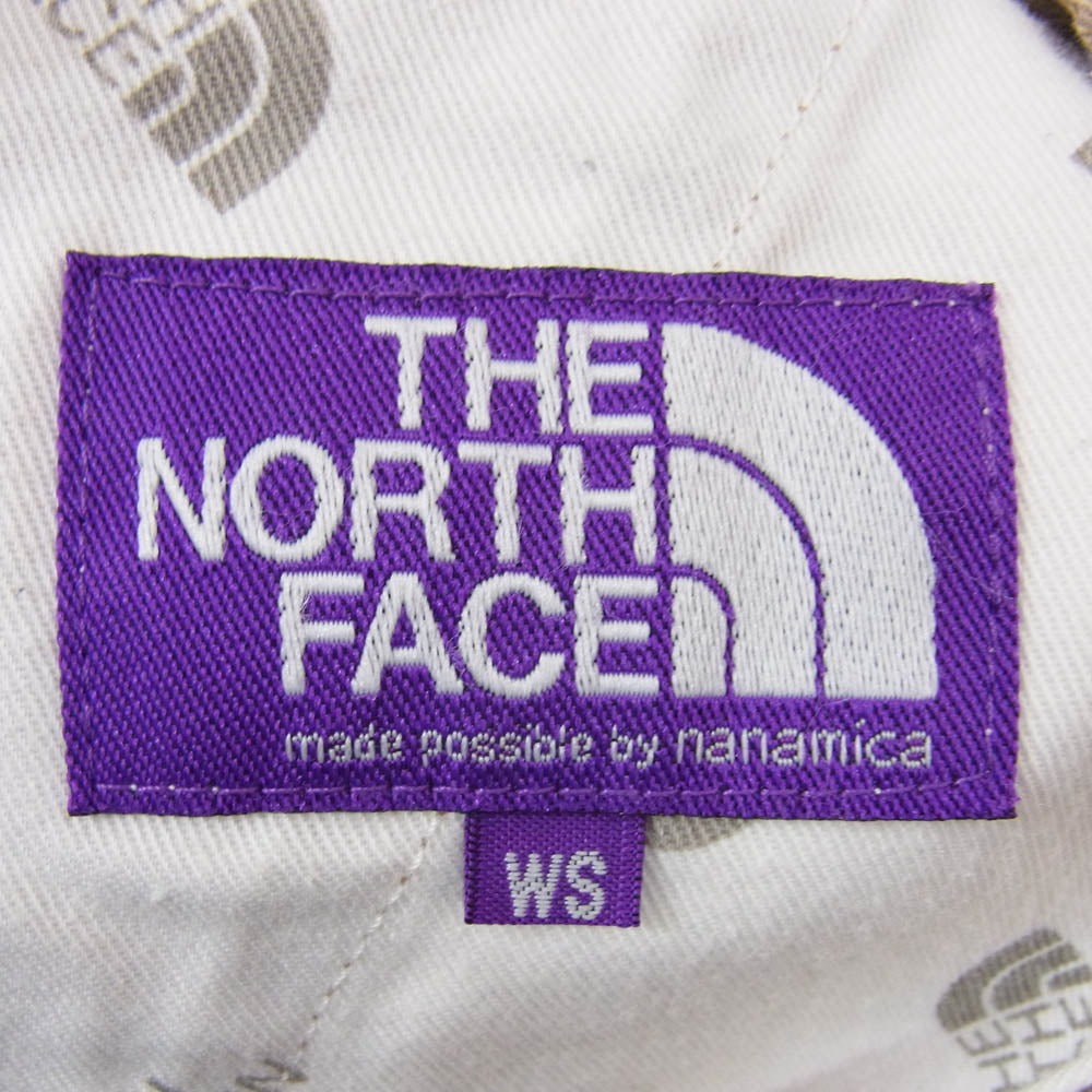 THE NORTH FACE ノースフェイス NT5052N PURPLE LABEL Stretch Twill Wide Tapered Pants パープルレーベル ストレッチ ツイル ワイド テーパードパンツ ブラウン系 WS【中古】