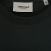 FEAR OF GOD フィアオブゴッド ESSENTIALS エッセンシャルズ FOG ラバーロゴ クルーネック 半袖 Tシャツ ブラック系 XXL【中古】
