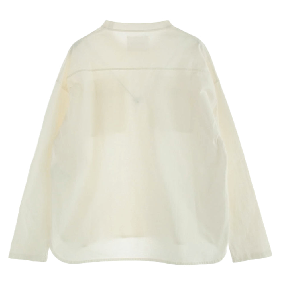 JIL SANDER ジルサンダー 20AW JSMR707013MR24870802 フラップ ポケット 長袖 Tシャツ ホワイト系 M【中古】