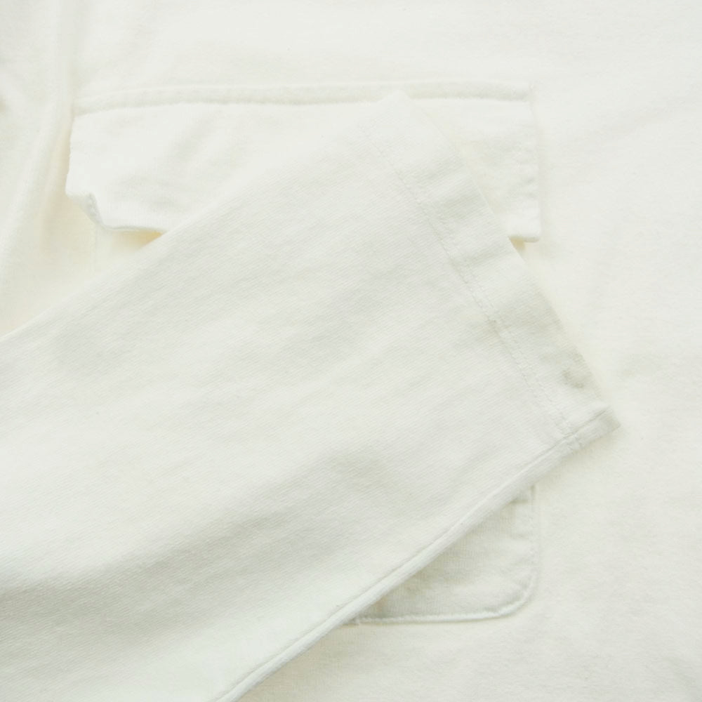 JIL SANDER ジルサンダー 20AW JSMR707013MR24870802 フラップ ポケット 長袖 Tシャツ ホワイト系 M【中古】