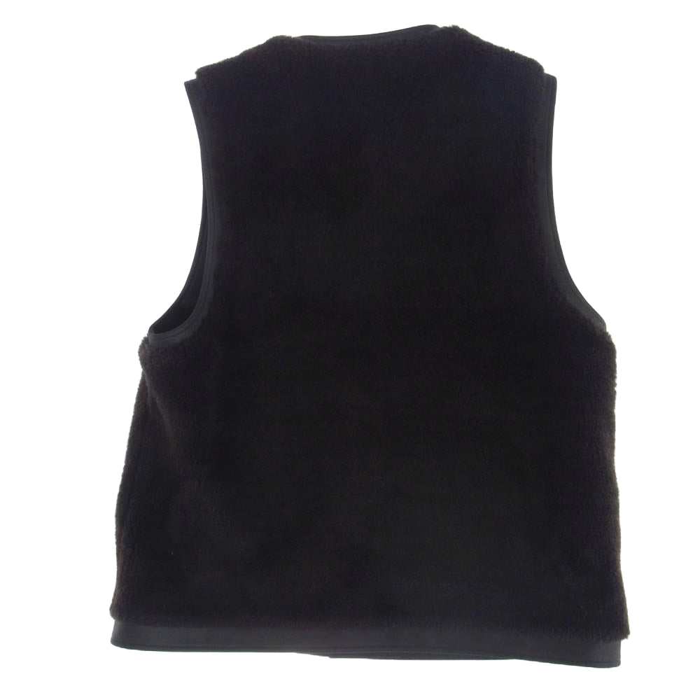 イレニサ BOXY SINGLE BREASTED VEST ボクシー シングル ブレステッド ボア フリース ベスト ブラック系 3【中古】