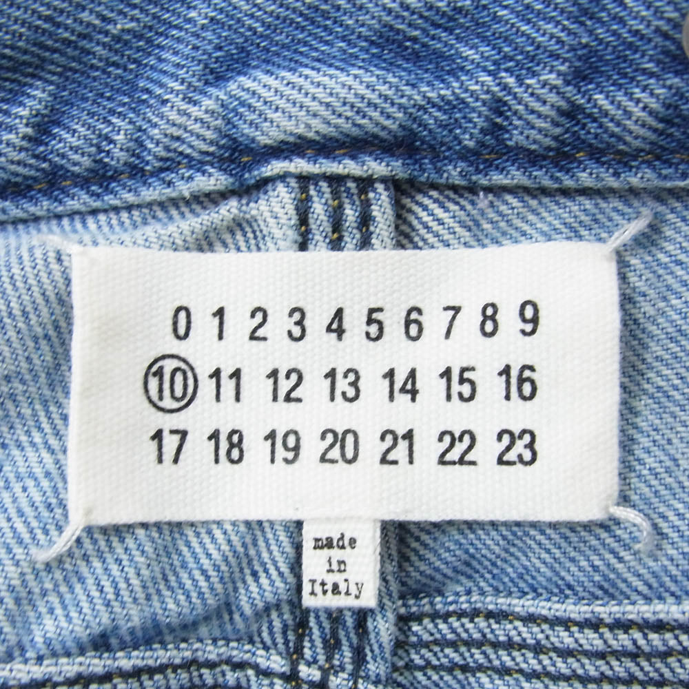 MAISON MARGIELA メゾンマルジェラ 16SS S50LA0077 S30513 10ライン ペインター デニム パンツ インディゴブルー系 30【中古】