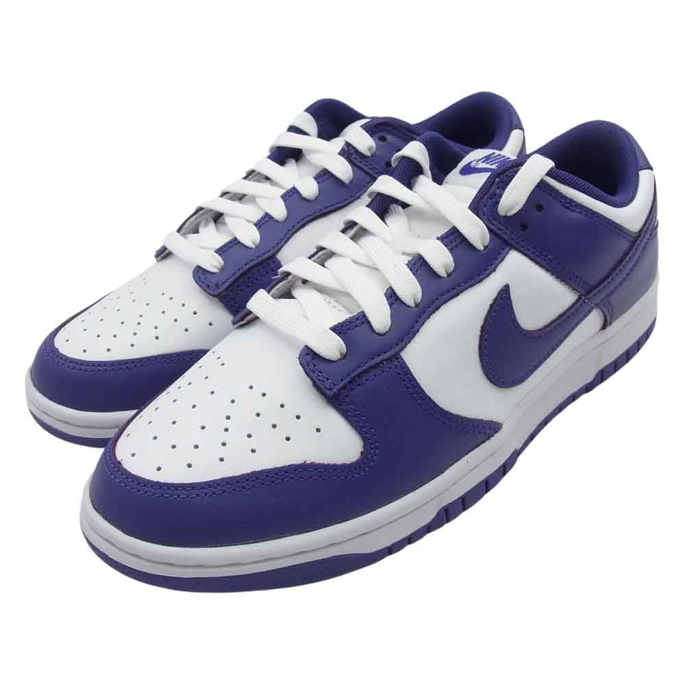 NIKE ナイキ DD1391-104 Dunk Low Retro ダンクロー レトロ Championship Court Purple チャンピオンシップ コートパープル ローカット スニーカー ホワイト系 パープル系 27cm【極上美品】【中古】