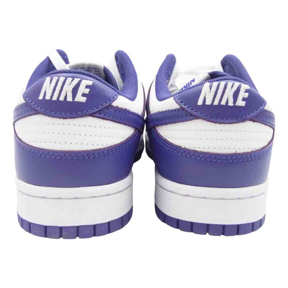 NIKE ナイキ DD1391-104 Dunk Low Retro ダンクロー レトロ Championship Court Purple チャンピオンシップ コートパープル ローカット スニーカー ホワイト系 パープル系 27cm【極上美品】【中古】