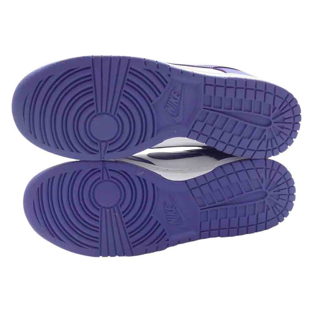 NIKE ナイキ DD1391-104 Dunk Low Retro ダンクロー レトロ Championship Court Purple チャンピオンシップ コートパープル ローカット スニーカー ホワイト系 パープル系 27cm【極上美品】【中古】