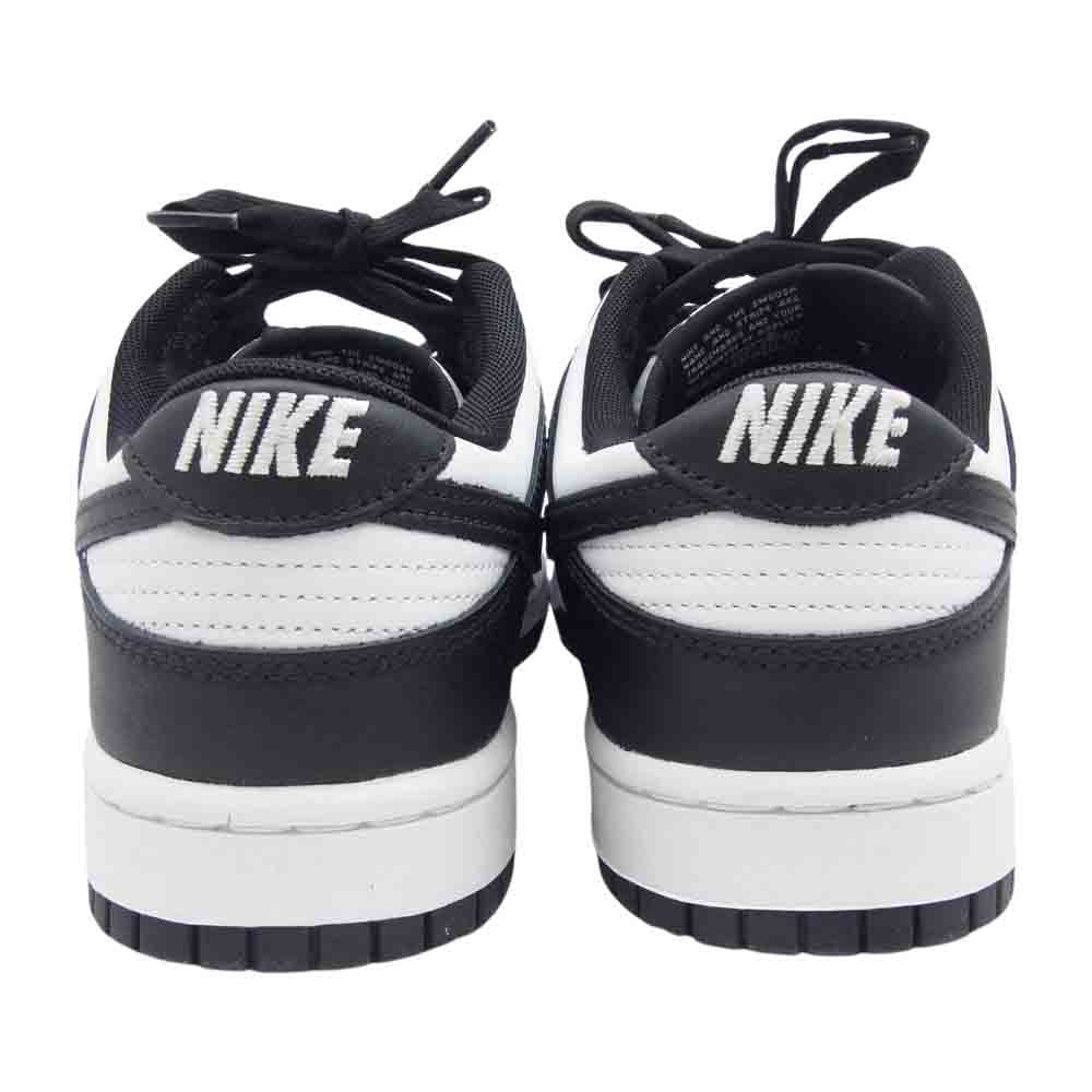 NIKE ナイキ DD1391-100 Dunk Low Retro ダンク ロー レトロ ホワイト ブラック パンダ ローカット スニーカー ブラック系 27cm【極上美品】【中古】