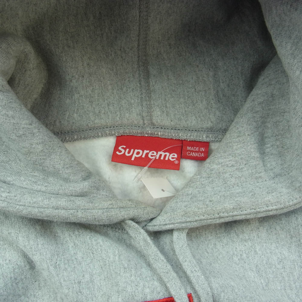 Supreme シュプリーム 20AW Cross Box Logo Hooded Sweatshirt クロスボックスロゴ パーカー グレー系 M【中古】