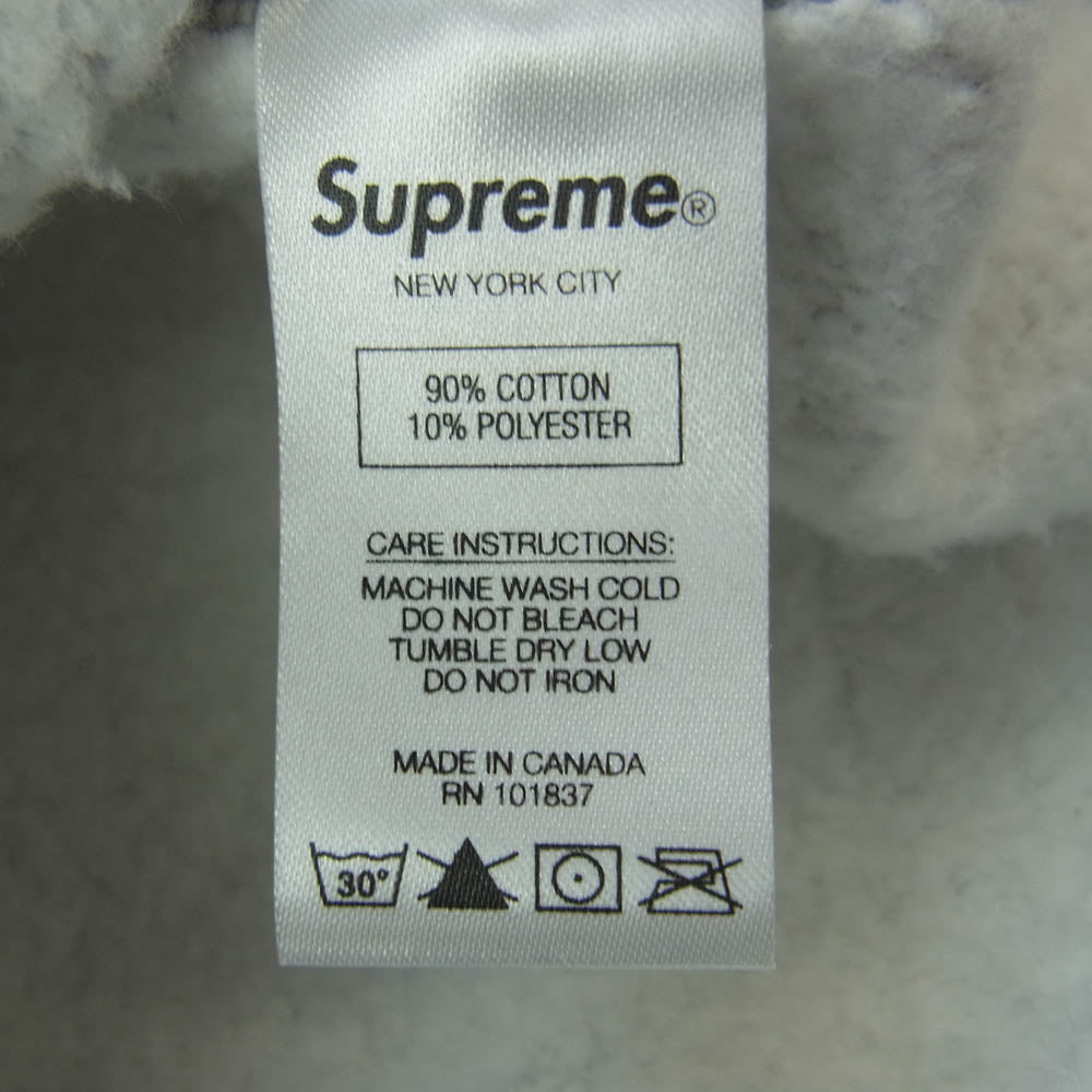 Supreme シュプリーム 20AW Cross Box Logo Hooded Sweatshirt クロスボックスロゴ パーカー グレー系 M【中古】