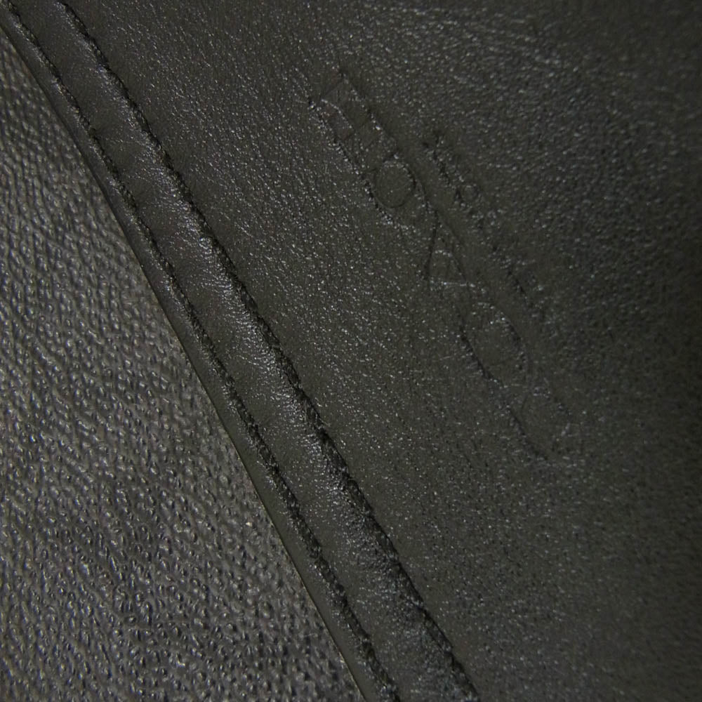 COACH コーチ K1677-F57566 シグネチャー レザー トート バッグ ブラック系【中古】