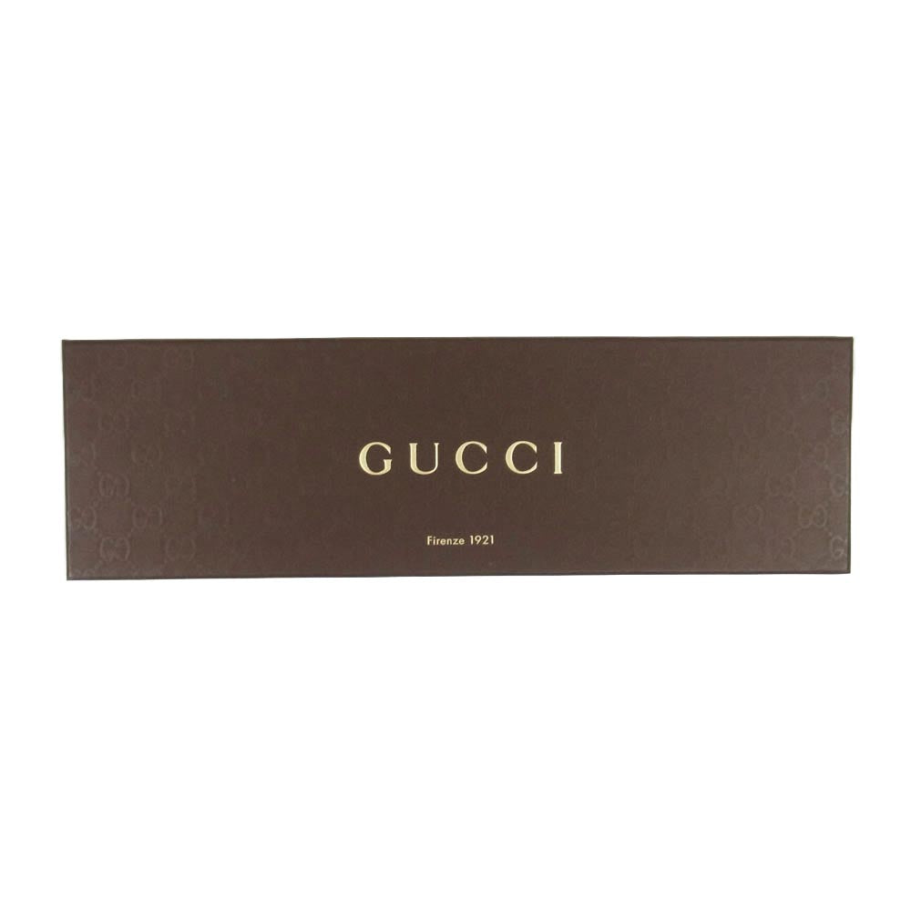 GUCCI グッチ シルク100% レギュラータイ GGロゴ ネクタイ ブルー系【美品】【中古】