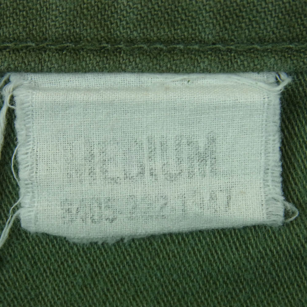 ミリタリー U.S.ARMY コットン ベイカー パンツ og107 サイドアジャスター有 グリーン系 M【中古】