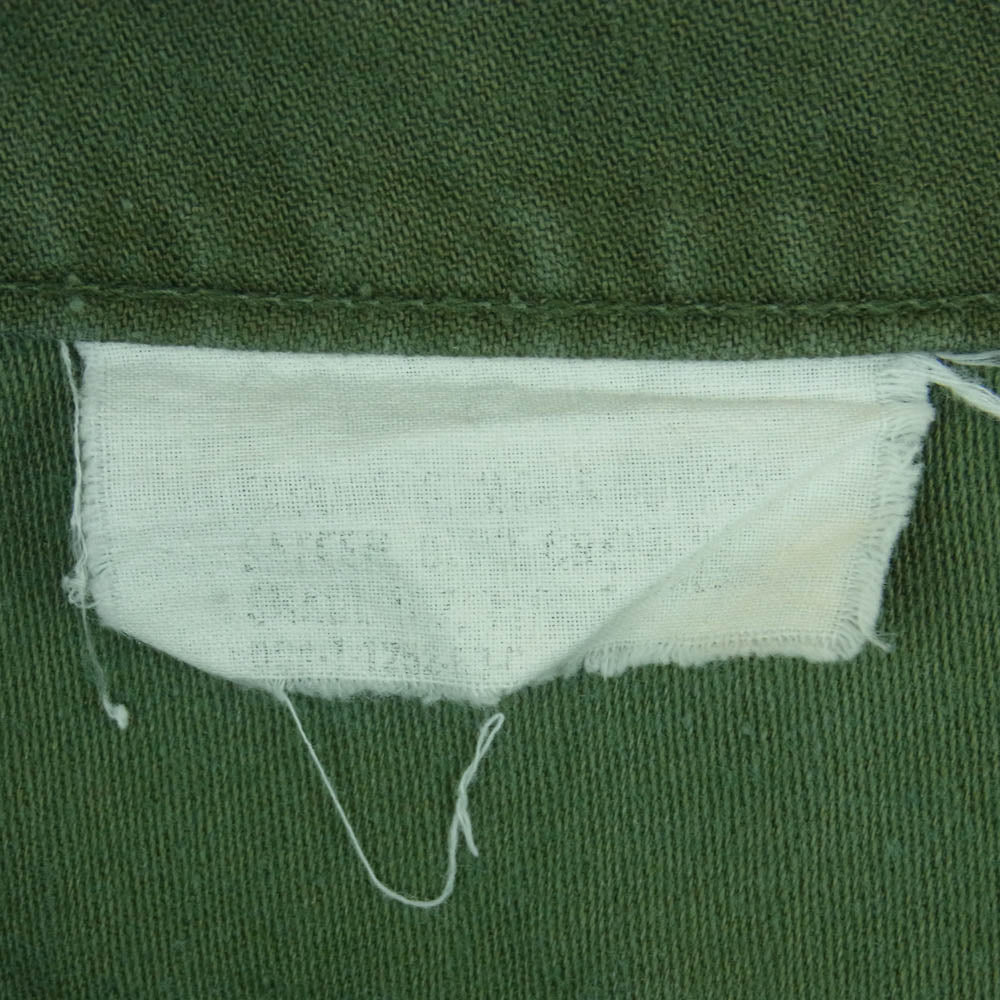 ミリタリー U.S.ARMY コットン ベイカー パンツ og107 サイドアジャスター有 グリーン系 M【中古】