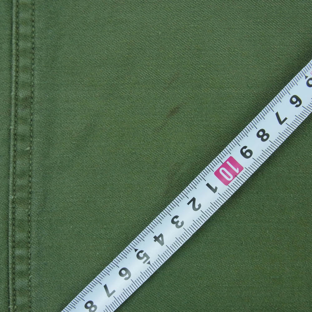 ミリタリー U.S.ARMY コットン ベイカー パンツ og107 サイドアジャスター有 グリーン系 M【中古】