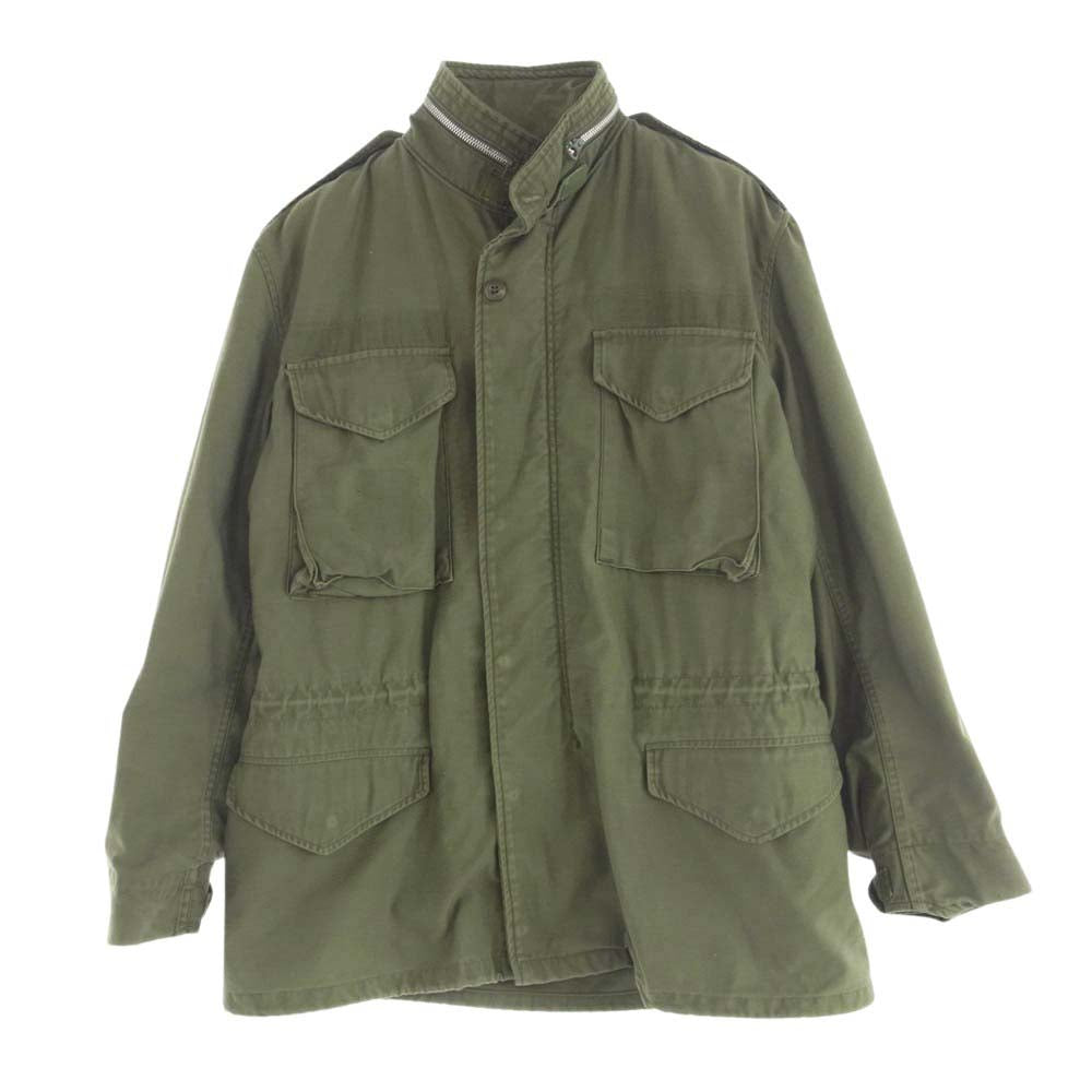 ミリタリー U.S.ARMY M-65 フィールド ジャケット ミリタリー ジャケット タグ欠損 裏地グレー カーキ系【中古】