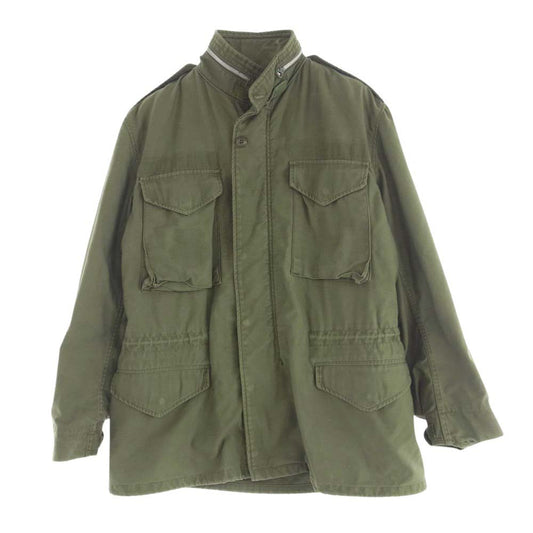 ミリタリー U.S.ARMY M-65 フィールド ジャケット ミリタリー ジャケット タグ欠損 裏地グレー カーキ系【中古】