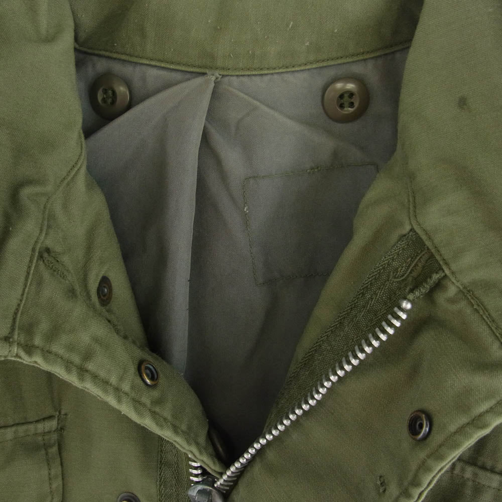 ミリタリー U.S.ARMY M-65 フィールド ジャケット ミリタリー ジャケット タグ欠損 裏地グレー カーキ系【中古】