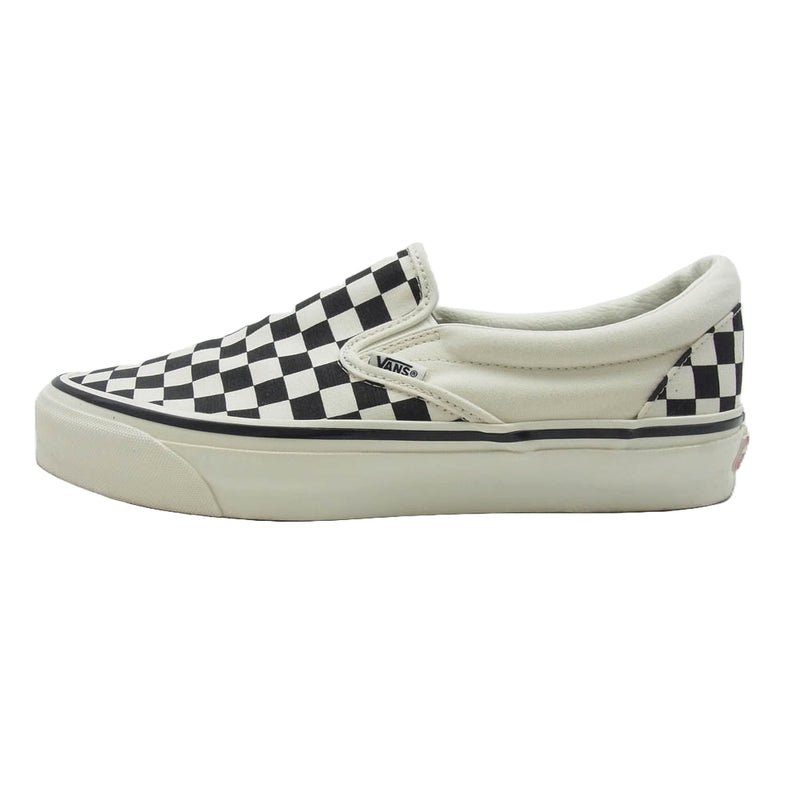 VANS バンズ VN000CTCKIG SLIP-ON REISSUE チェッカーボード スリッポン スニーカー ホワイト系 ブラック系 27.5cm【中古】