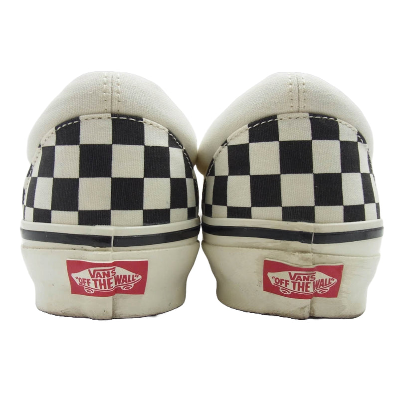 VANS バンズ VN000CTCKIG SLIP-ON REISSUE チェッカーボード スリッポン スニーカー ホワイト系 ブラック系 27.5cm【中古】