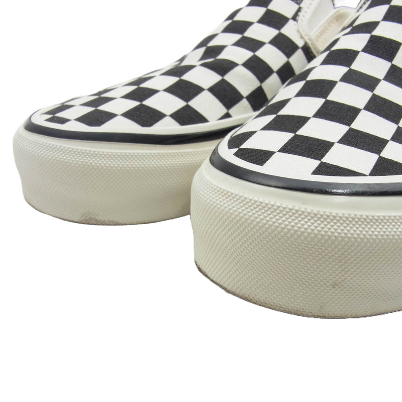 VANS バンズ VN000CTCKIG SLIP-ON REISSUE チェッカーボード スリッポン スニーカー ホワイト系 ブラック系 27.5cm【中古】