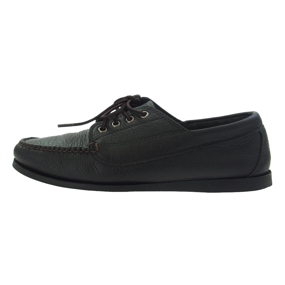 G.H.BASS & COMPANY ジーエイチバス 1331-499-0104-0980 District UNITED ARROWS ユナイテッドアローズ別注 CAMP MOC キャンプ モック グレインレザー シューズ ブラック系 10【中古】