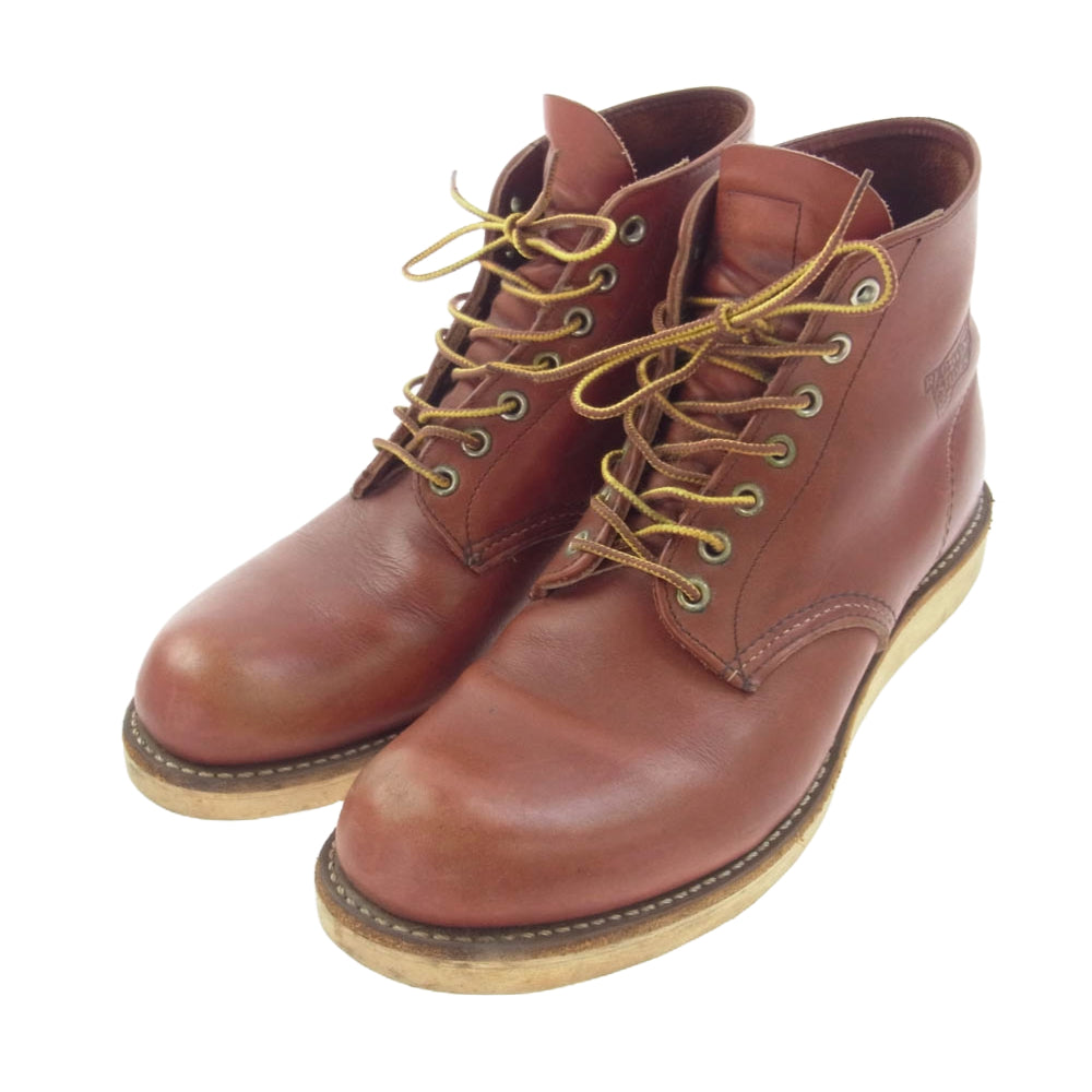 RED WING レッドウィング 8166 Classic Round クラシック ラウンド ワーク ブーツ 10年製 ブラウン系 26.5cm【中古】