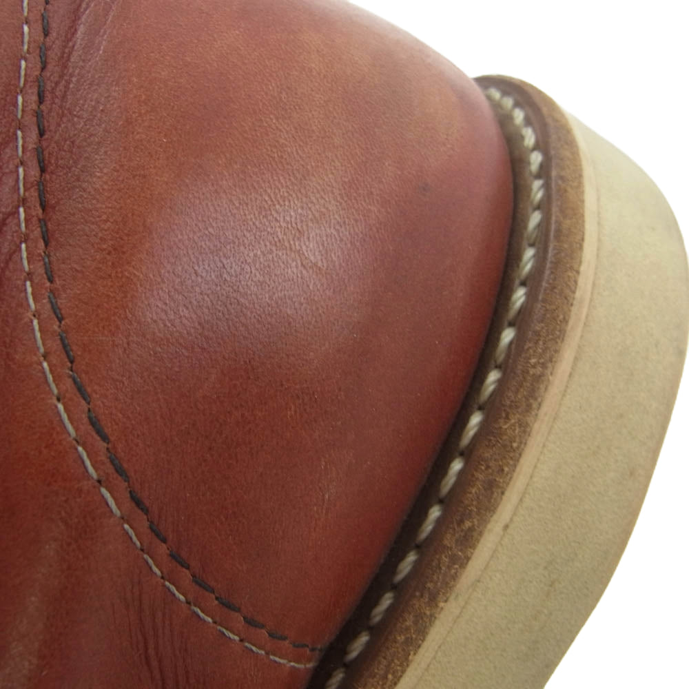 RED WING レッドウィング 8166 Classic Round クラシック ラウンド ワーク ブーツ 10年製 ブラウン系 26.5cm【中古】