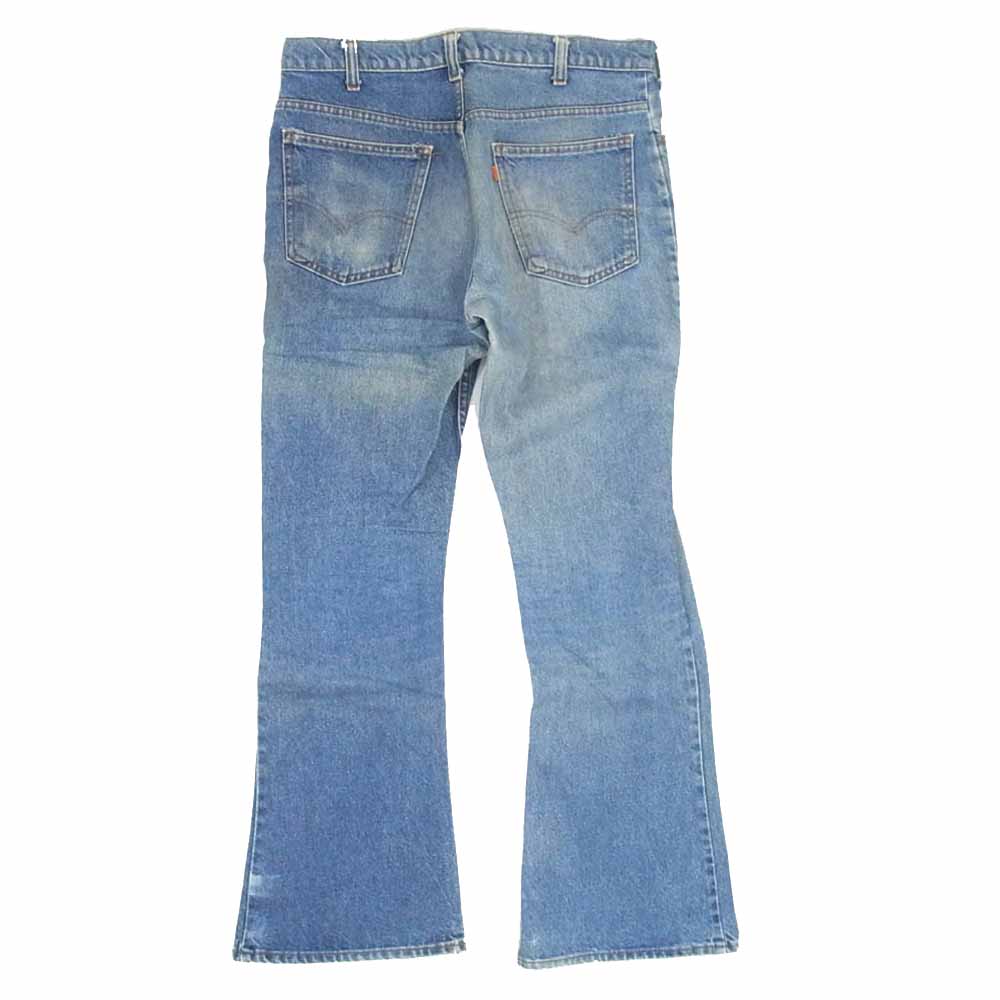 Levi's リーバイス 80～90s 646 0217 オレンジタブ ボタン裏39 ベルボトム デニム パンツ インディゴブルー系 サイズ表記無【中古】
