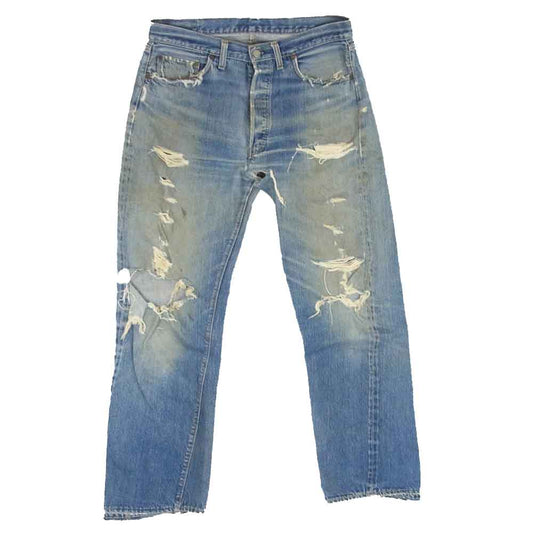 Levi's リーバイス 501 60s 66前期 BIG E ビッグイー  ボタン裏刻印6 デニム パンツ インディゴブルー系 サイズ表記無【中古】