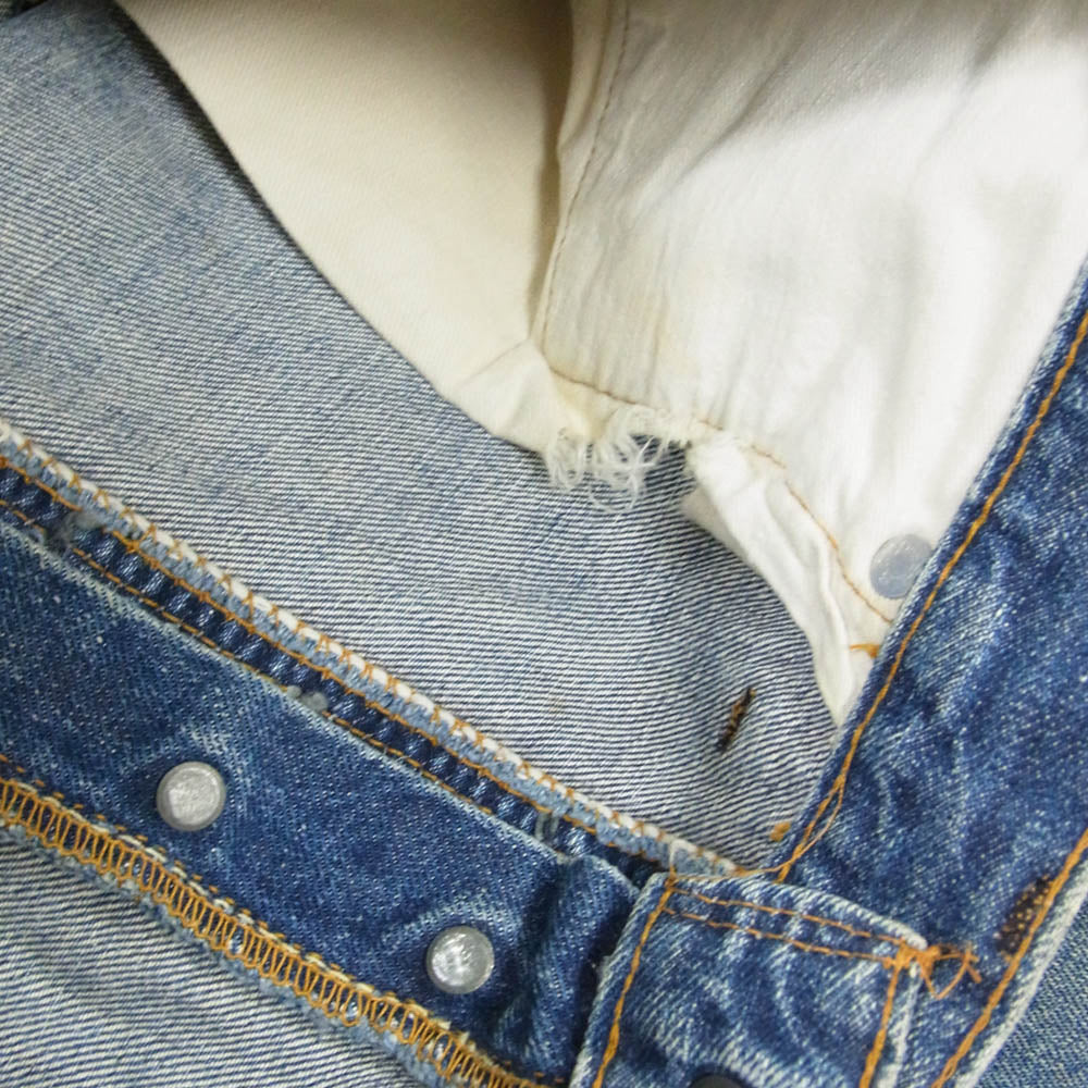 Levi's リーバイス 501 60s 66前期 BIG E ビッグイー  ボタン裏刻印6 デニム パンツ インディゴブルー系 サイズ表記無【中古】