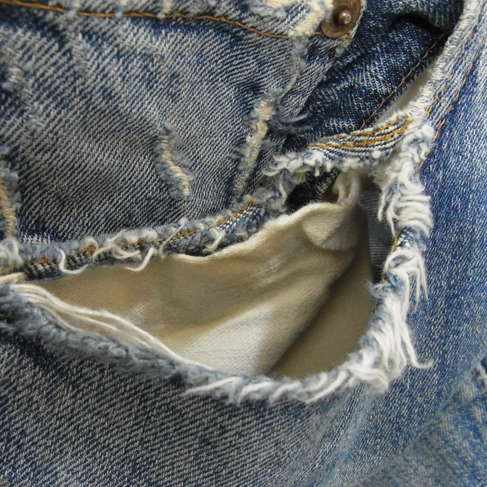 Levi's リーバイス 501 60s 66前期 BIG E ビッグイー  ボタン裏刻印6 デニム パンツ インディゴブルー系 サイズ表記無【中古】