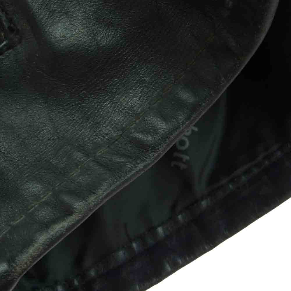 schott ショット 641 レザー シングル ライダース ジャケット ブラック系【中古】