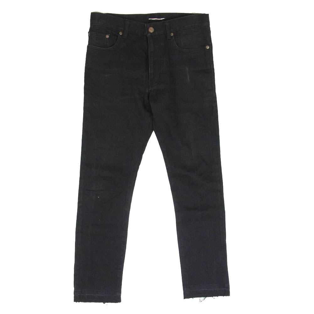 SAINT LAURENT PARIS エディ期 スリムデニム 黒 30