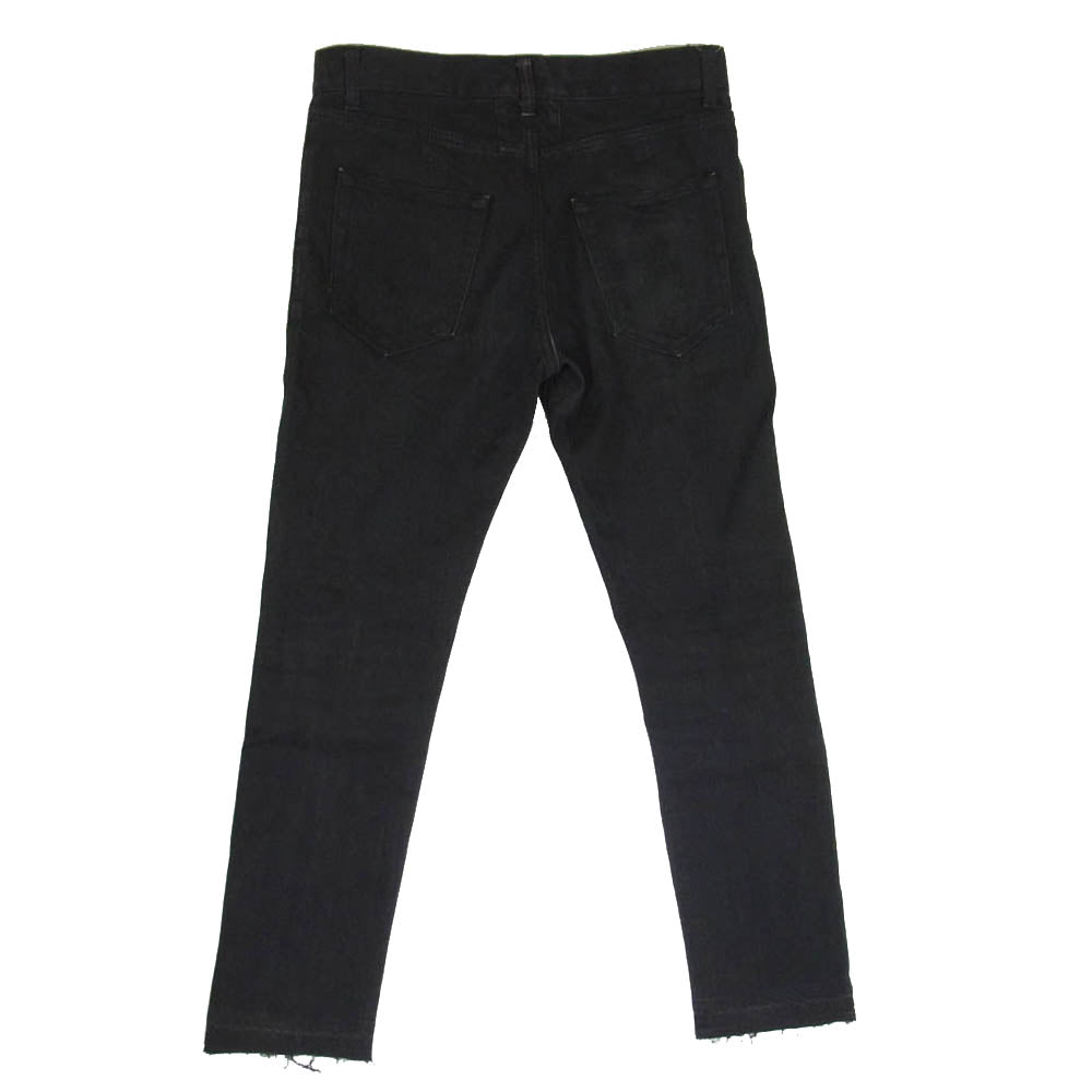 SAINT LAURENT サンローラン 344132 YM59M エディ期 ストリート スキニー デニムパンツ ブラック系 30【中古】