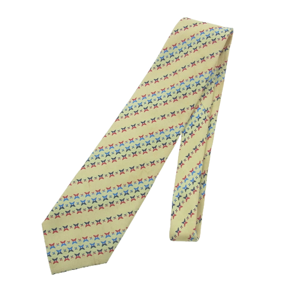 LOUIS VUITTON ルイ・ヴィトン 総柄 レジメンタル ネクタイ マルチカラー系【中古】