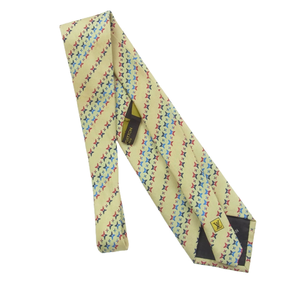 LOUIS VUITTON ルイ・ヴィトン 総柄 レジメンタル ネクタイ マルチカラー系【中古】