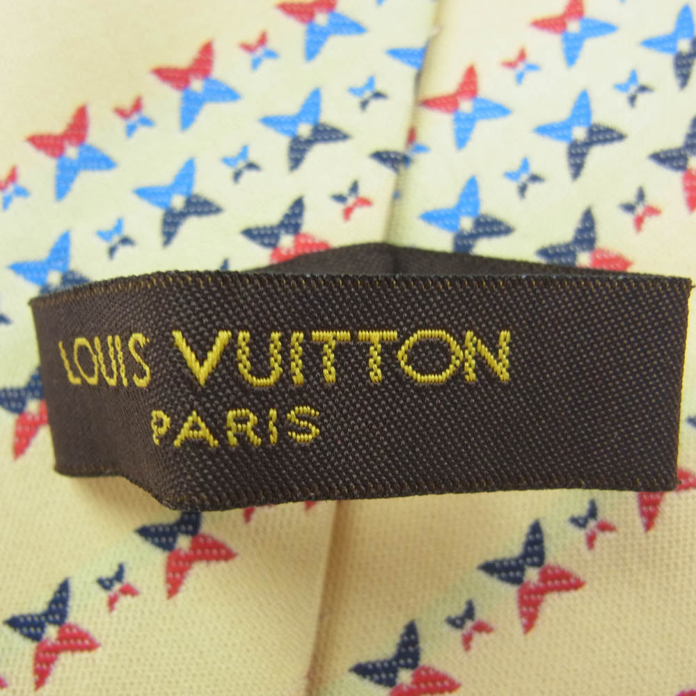 LOUIS VUITTON ルイ・ヴィトン 総柄 レジメンタル ネクタイ マルチカラー系【中古】