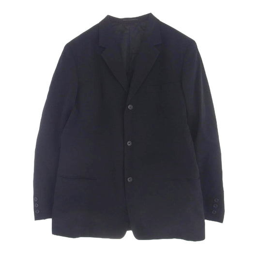 Y's Yohji Yamamoto ワイズ ヨウジヤマモト MM-J13-100 3ツボタン テーラード ジャケット ブラック系 4【中古】
