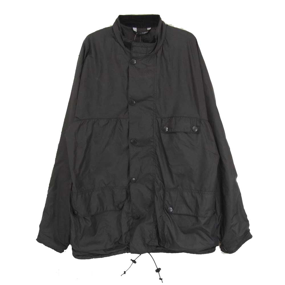 ビーバー コーデュロイ切替 ナイロン ジャケット イギリス製 ブラック系 M【中古】